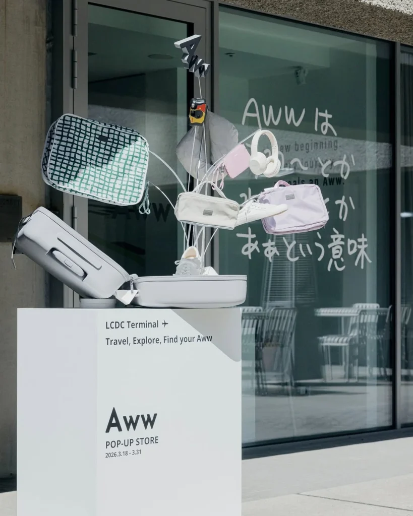 Awwアウトラベルバッグ韓国初ポップアップ聖水LCDCSEOUl