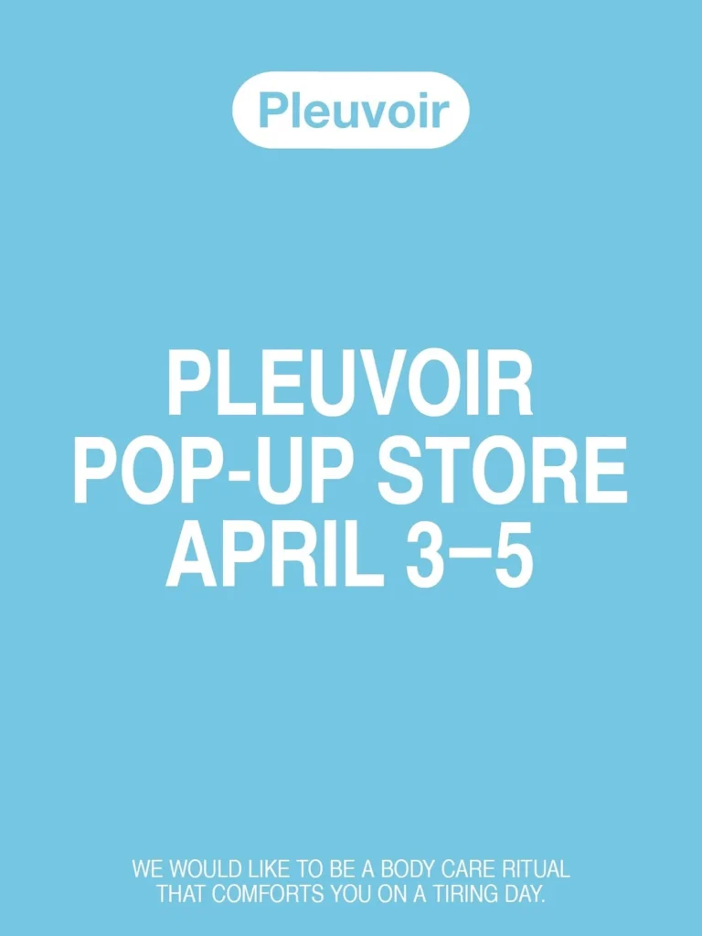 Pleuvoirプルヴォワールフレグランスポップアップ聖水ソウル