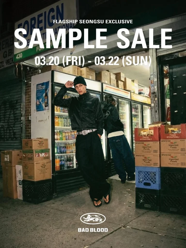 BADBLOOD サンプルセール＆26SS 聖水 | kbuzzlab ポップアップストア
