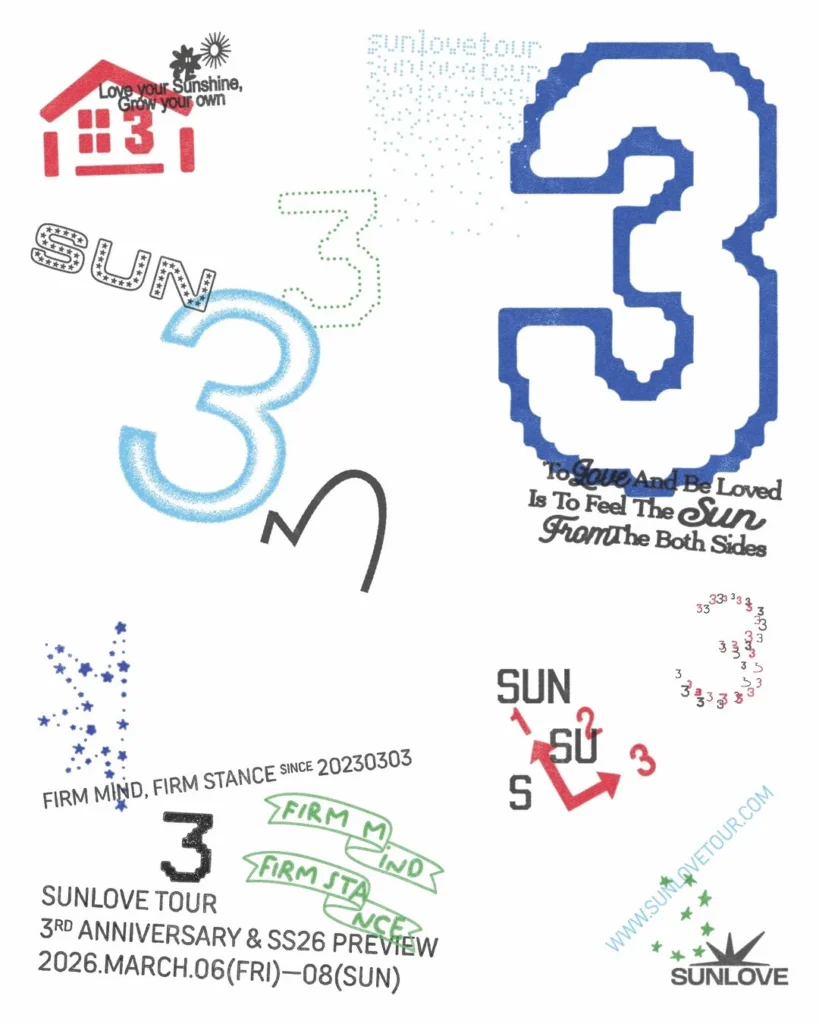 SUNLOVE（サンラブ）3周年アニバーサリーEXHIBITION ポップアップストア