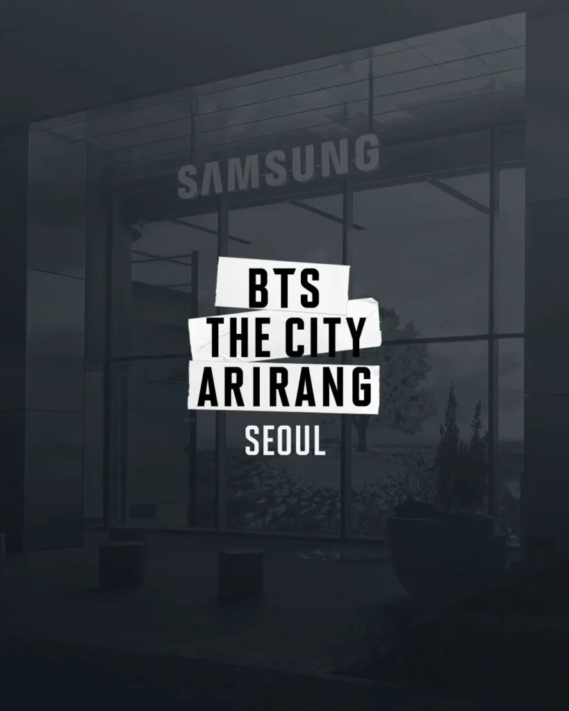 Samsung Galaxy S26 Ultra × BTS THE CITY ARIRANG SEOUL 体験イベント at サムスン 江南 ポップアップストア