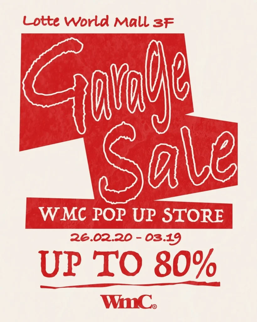 WMC（ダブリューエムシー）26SSポップアップ at ロッテワールドモール ポップアップストア