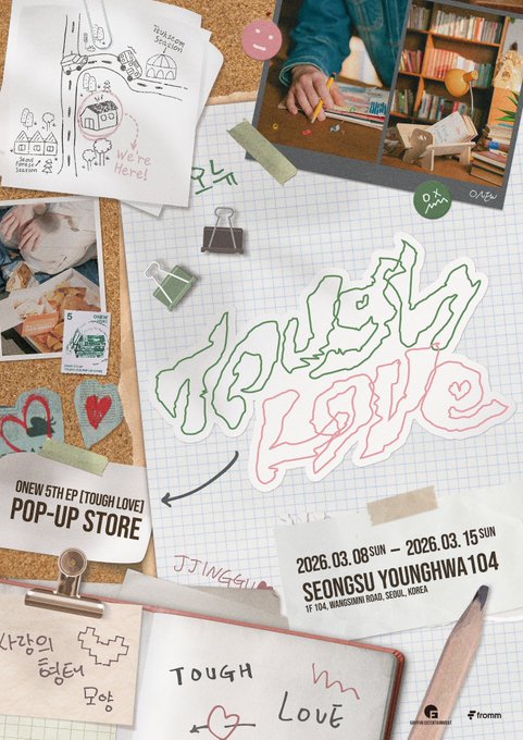 オンユ（ONEW）5th EP『TOUGH LOVE』POP-UP STORE ポップアップストア
