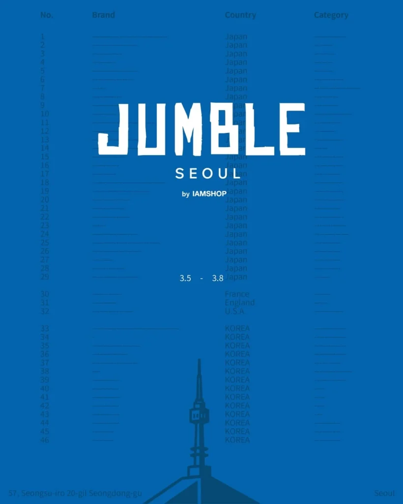 ジャンブルソウル ポップアップ ポップアップストア