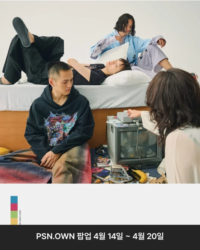 PSNOWNパーソナルオウン韓国ストリートファッションポップアップ聖水ムシンサエンプティKファッションストリートウェア