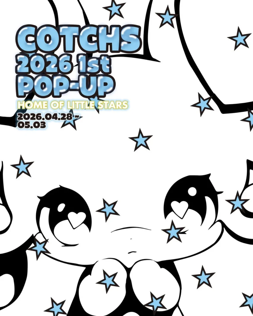 COTCHS 2026年初ポップアップ 全商品15%OFF 購入特典 ポップアップストア