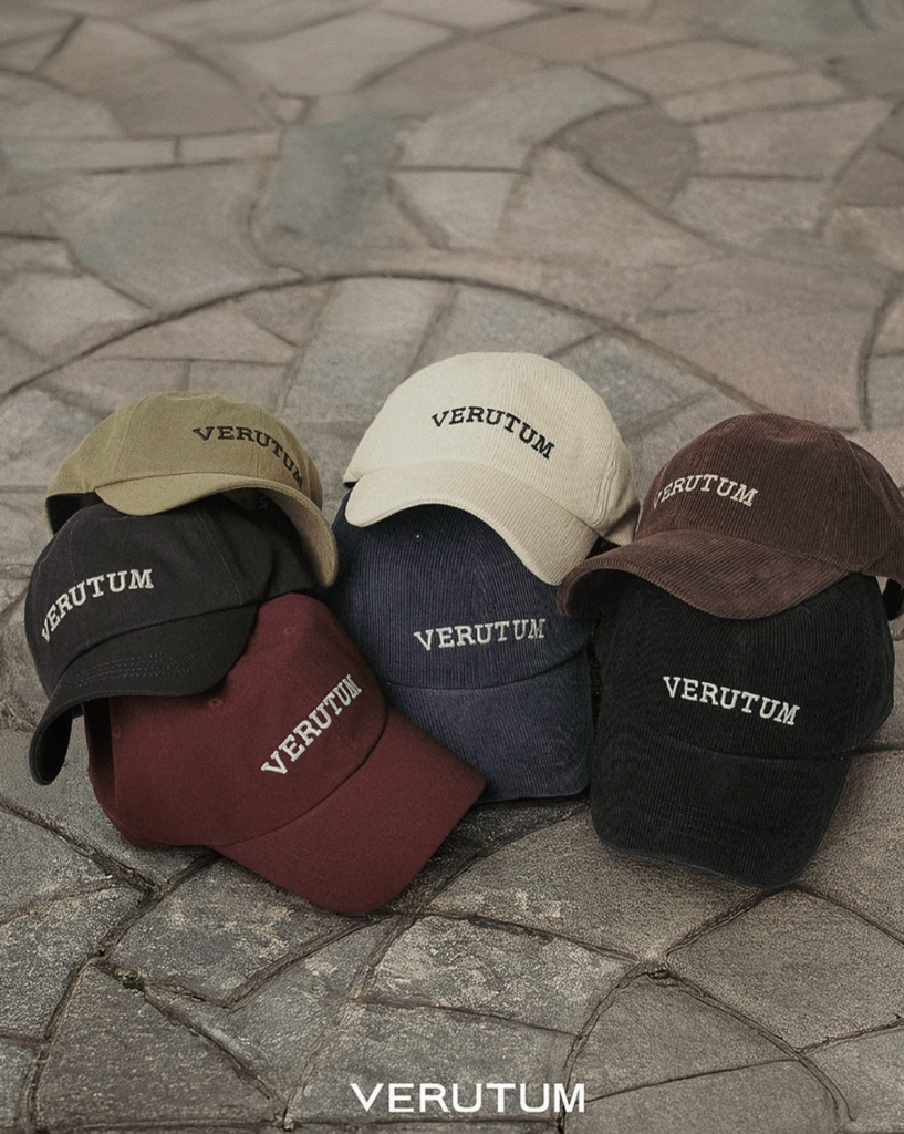 VERUTUMセリフ体ロゴ ボールキャップ