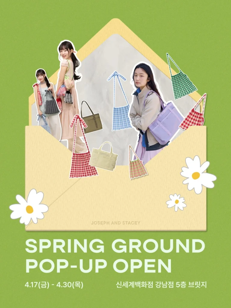 JOSEPH&STACEY 春の新作ポップアップ 新世界百貨店 江南店 ポップアップストア