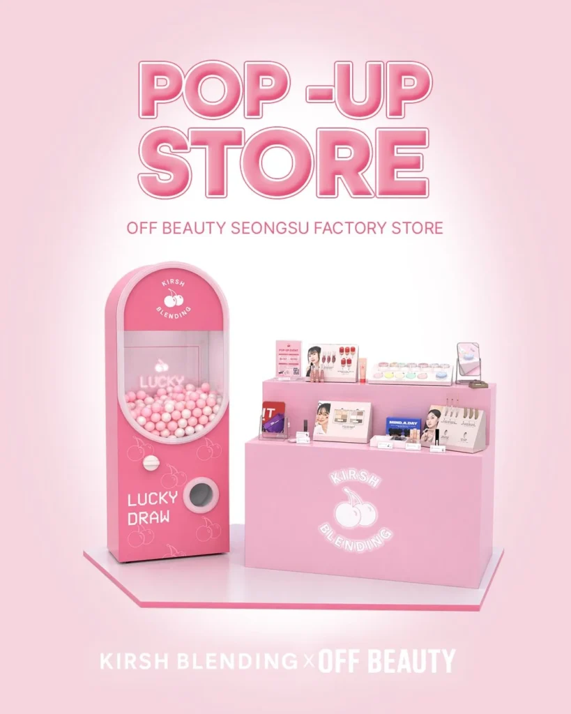 KIRSH BLENDING × オフビューティ コラボポップアップ ポップアップストア