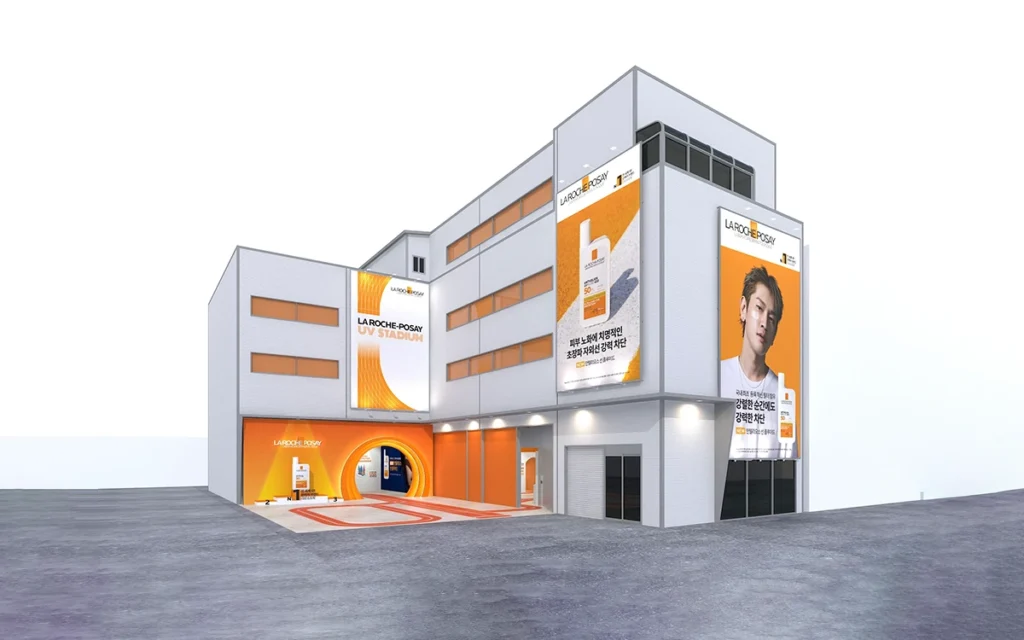 LA ROCHE-POSAY ラロシュポゼ UV STADIUM ポップアップ 聖水 ポップアップストア