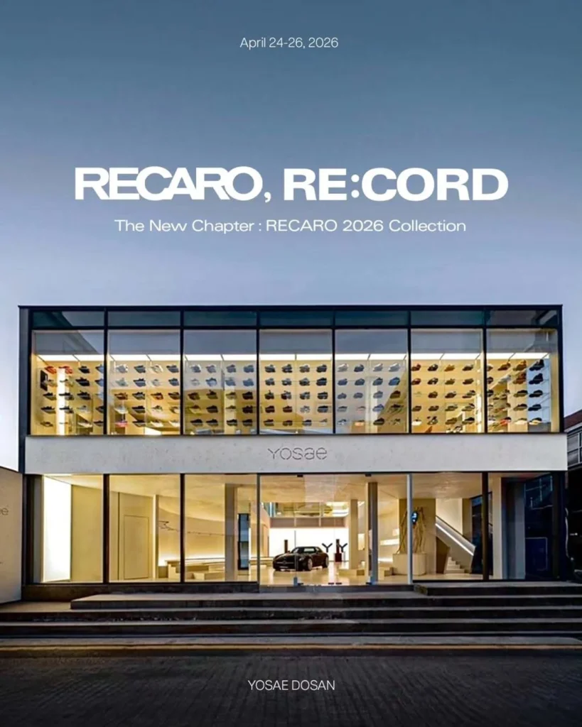 RECARO レカロ 新製品カーシート体験ポップアップ 江南 ポップアップストア