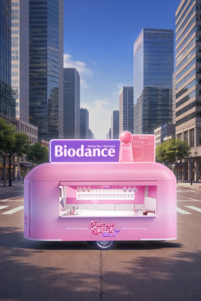 バイオダンス（Biodance）「Hydrogel Splash Bar」ポップアップ at 弘大 ─ ゼリーセラムミスト新発売記念 ポップアップストア