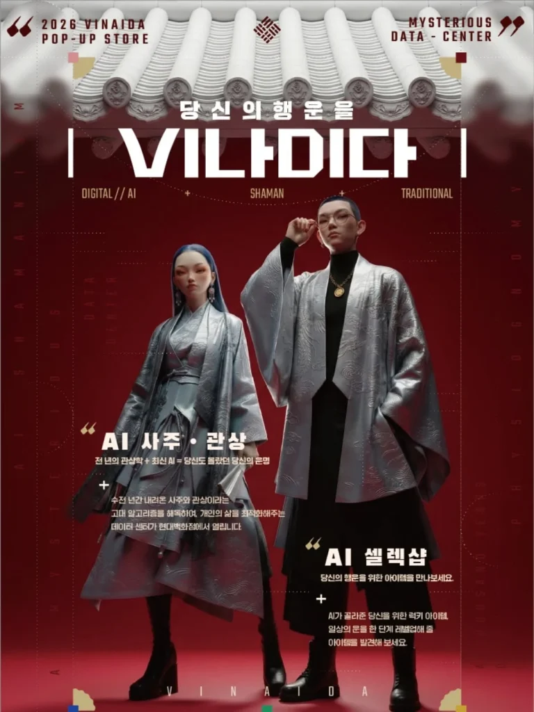 ビナイダ（VINAIDA）AI四柱推命・観相 体験ポップアップ at 汝矣島 ザ・ヒュンダイ ソウル ポップアップストア