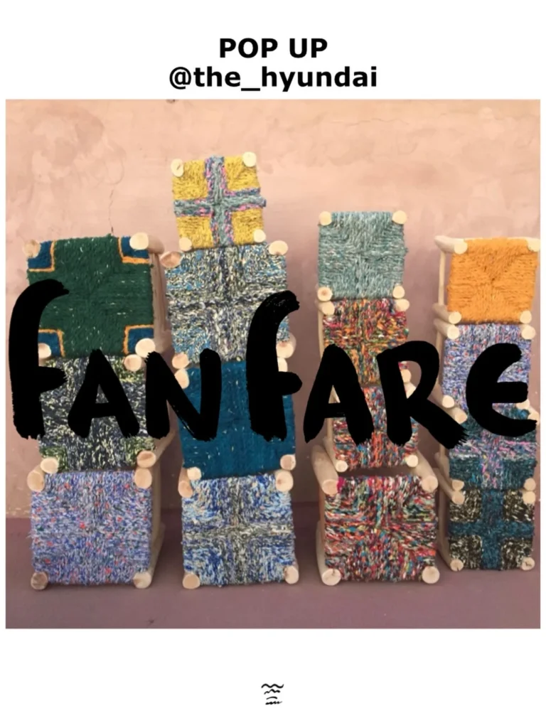 ファンファールデコ（Fanfare Deco）ハンドメイドラグ＆オブジェ ポップアップ at 汝矣島 ザ・ヒュンダイ ソウル ポップアップストア