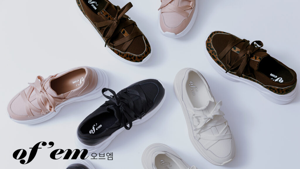 聖水発デザイナーシューズブランド of'em（オブエム）のスニーカーコレクション 複数カラー展開