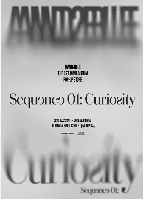 AND2BLE（アンドゥブル）ポップアップ ミニアルバム「Sequence 01: Curiosity」記念 ポップアップストア