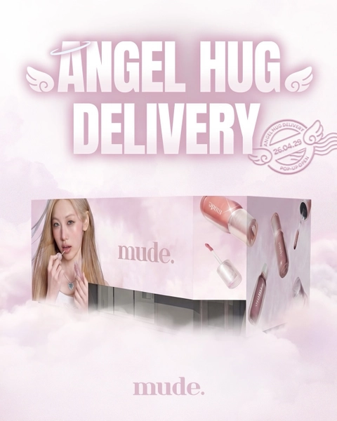 MUDE Angel Hug Delivery ポップアップ 聖水 ポップアップストア